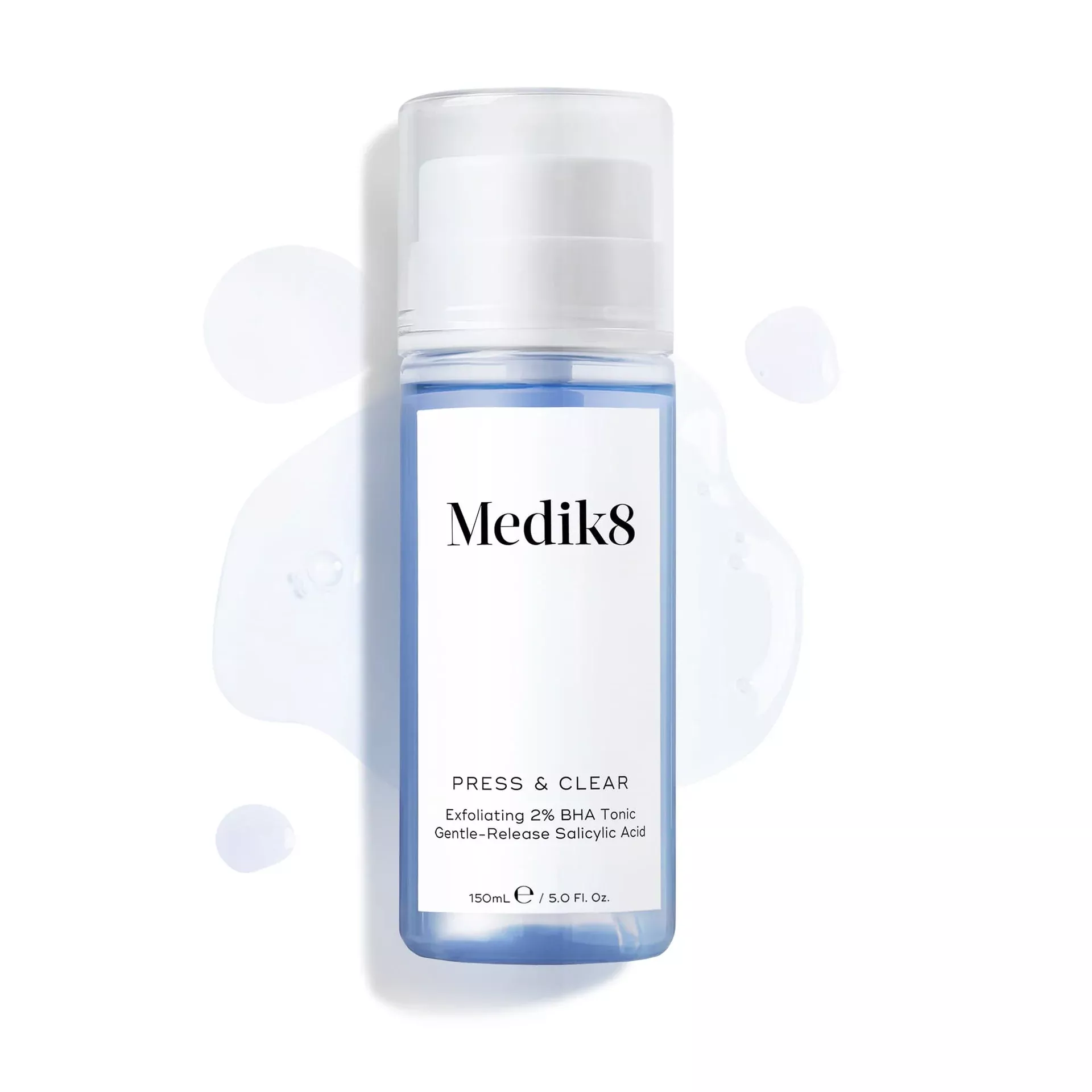 Medik8 Press & Clear Exfoliating 2% BHA Tonic – Тонік з BHA для проблемної шкіри