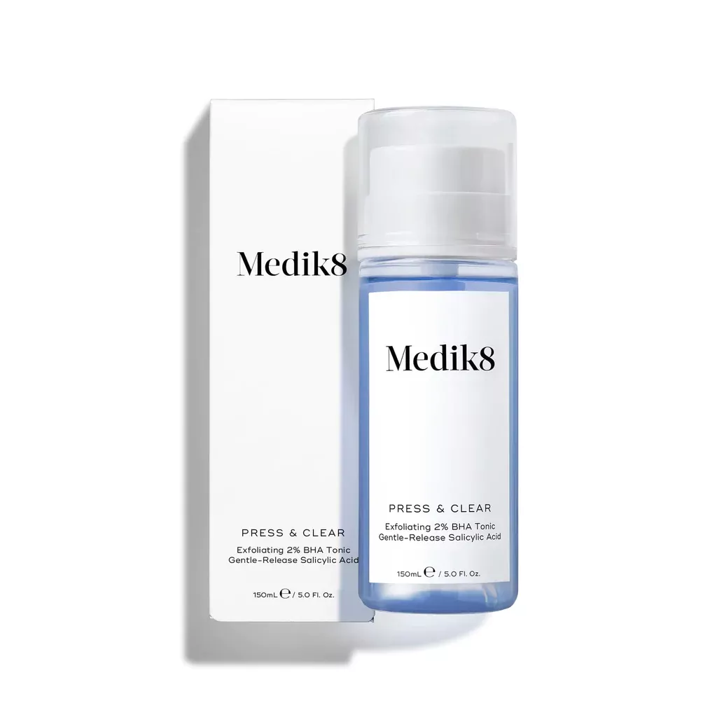 Medik8 Press & Clear Exfoliating 2% BHA Tonic – Тонік з BHA для проблемної шкіри