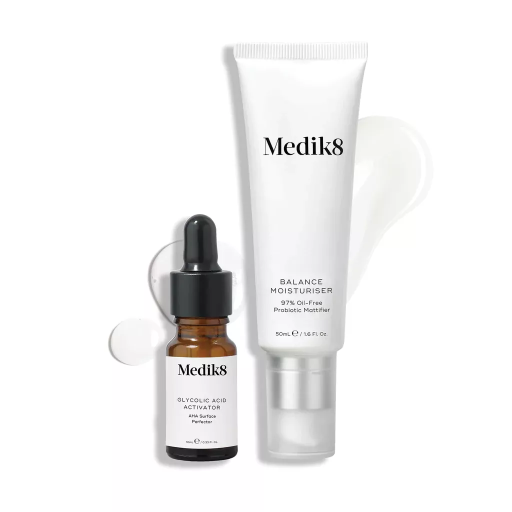 Medik8 Balance Moisturiser with Glycolic Acid Activator – Зволожуючий крем для проблемної шкіри з пребіотиками