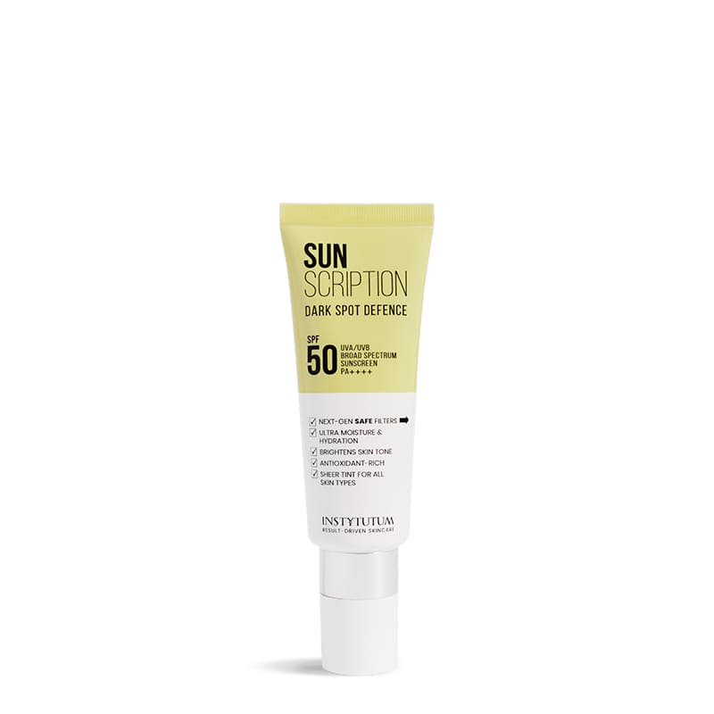 INSTYTUTUM Sunscription Dark Spot Defence SPF50 – Сонцезахисний крем з освітлюючим ефектом